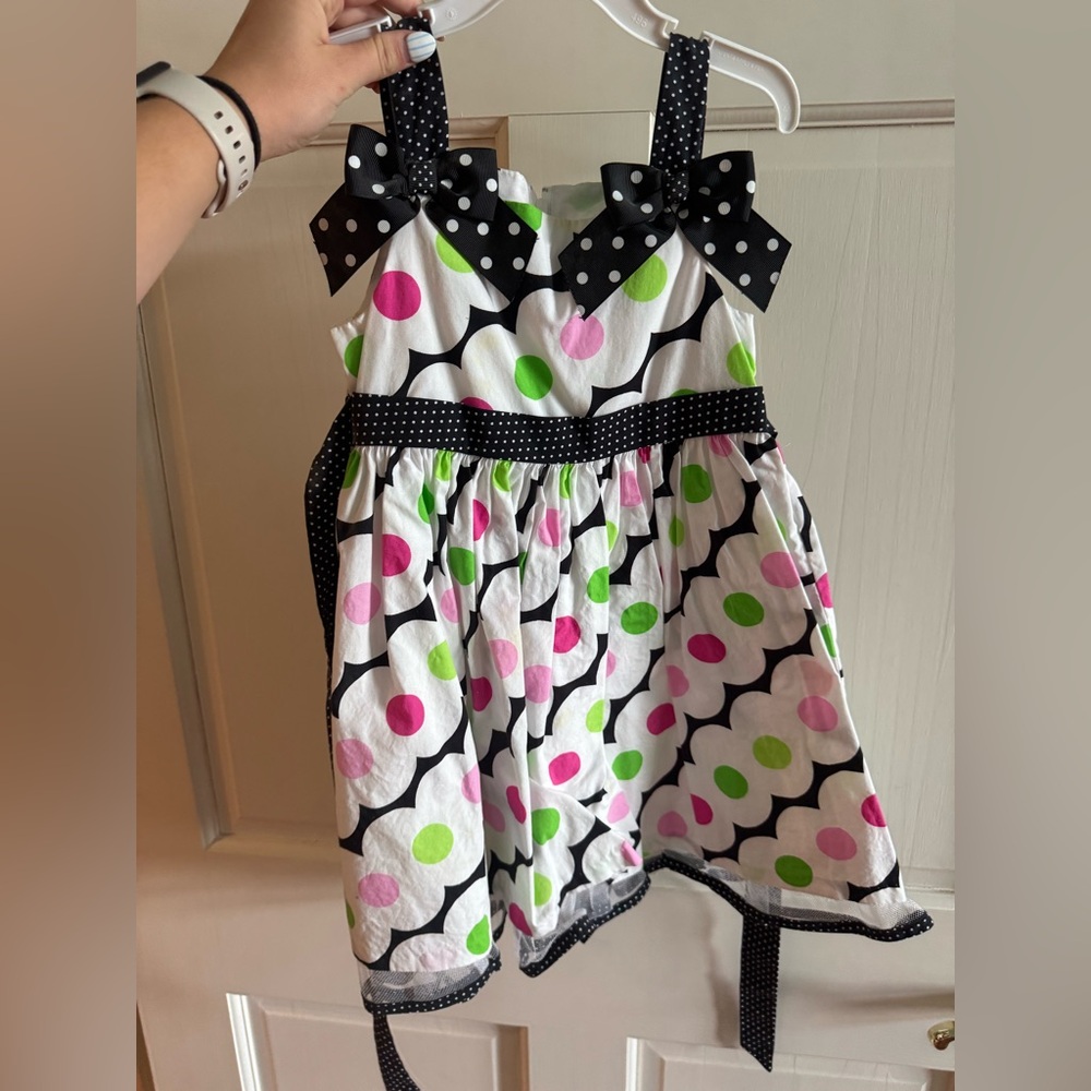 Bonnie Jean Polka Dot Dress Kids